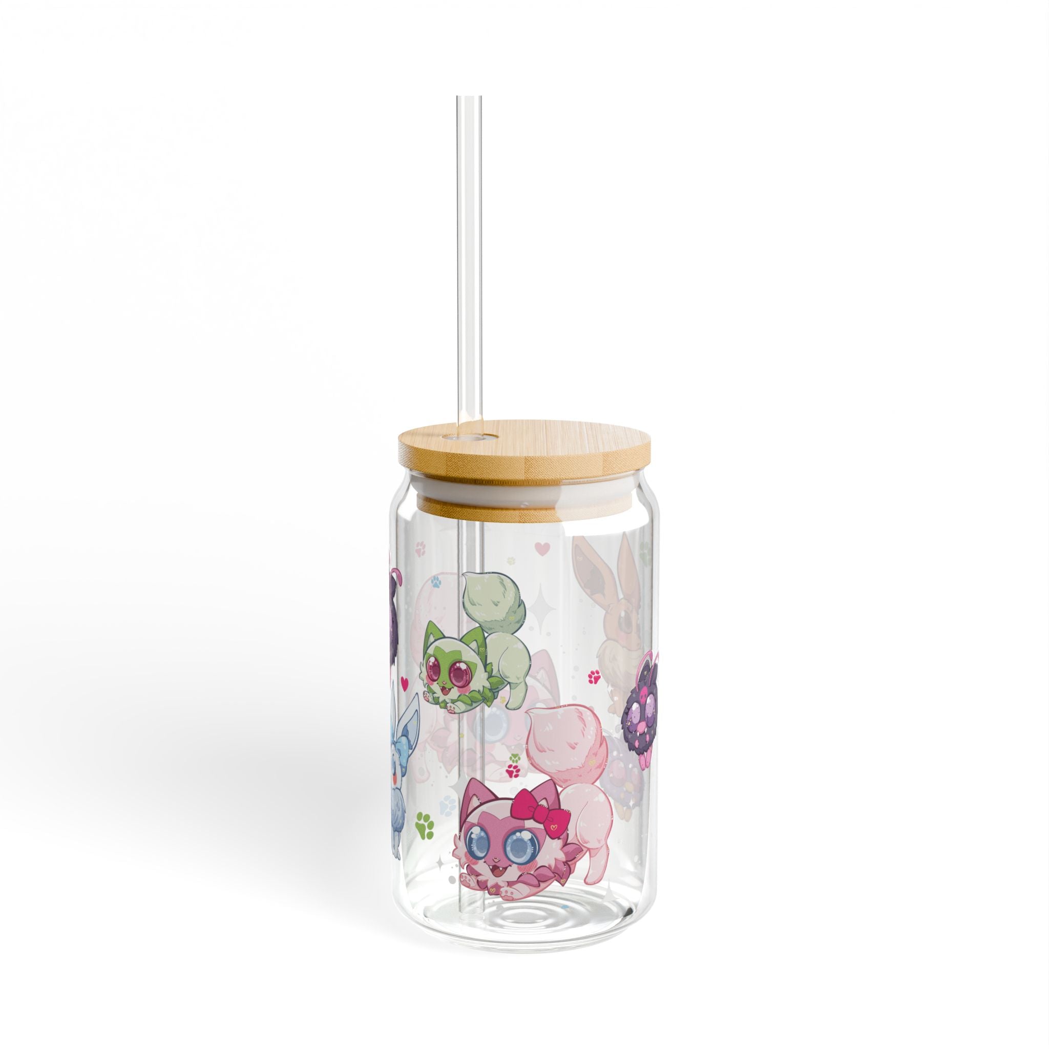 🌸🧋Poke Bundle🧋🌸 - Sipper Glass, 16oz