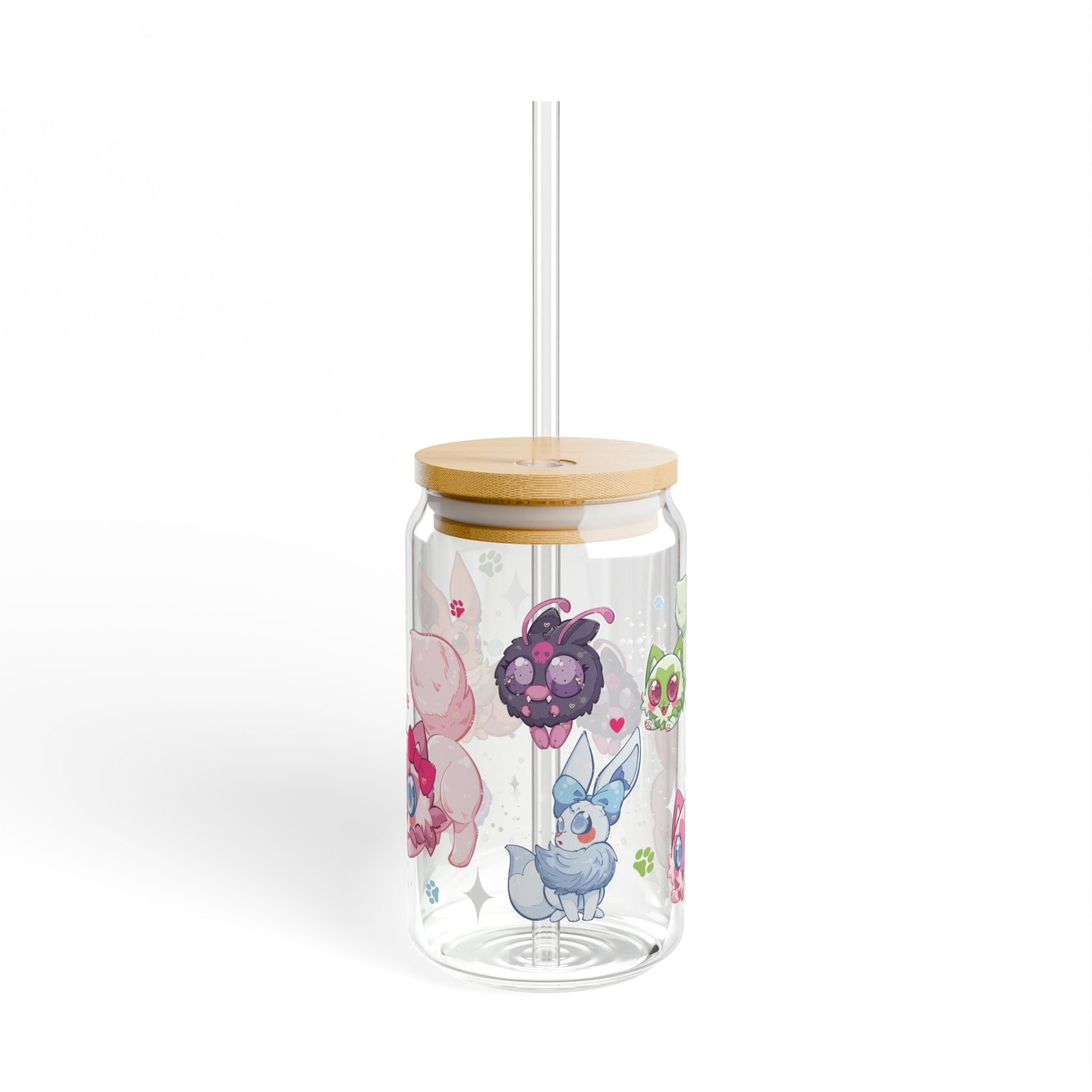 🌸🧋Poke Bundle🧋🌸 - Sipper Glass, 16oz