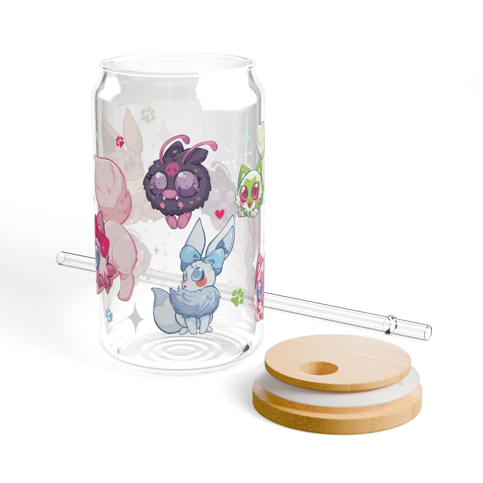 🌸🧋Poke Bundle🧋🌸 - Sipper Glass, 16oz