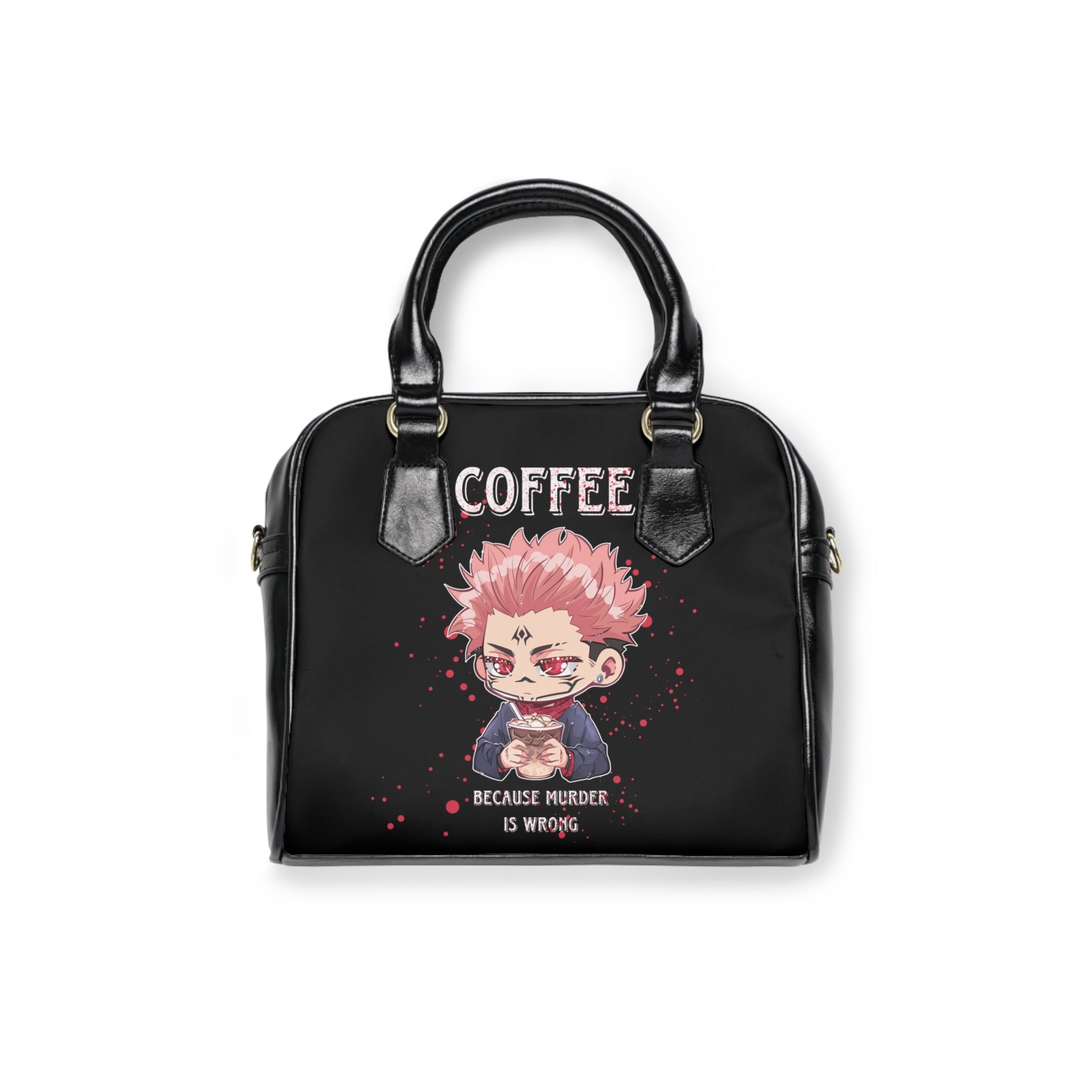 🧋Grumpy Coffee Shoulder Handbag🧋